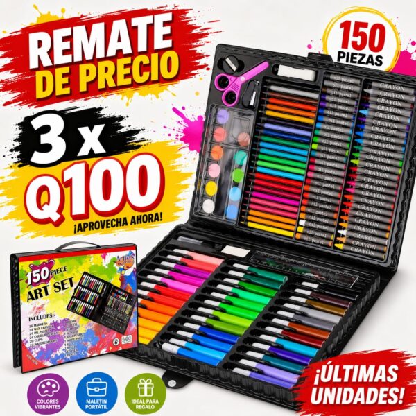 Juego Arte 150 PCS