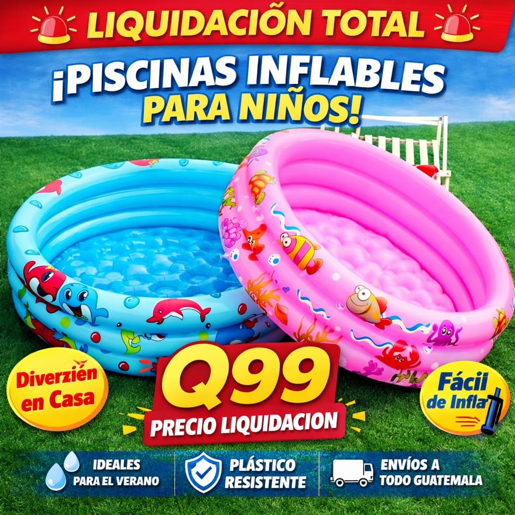 Piscina inflable para niños