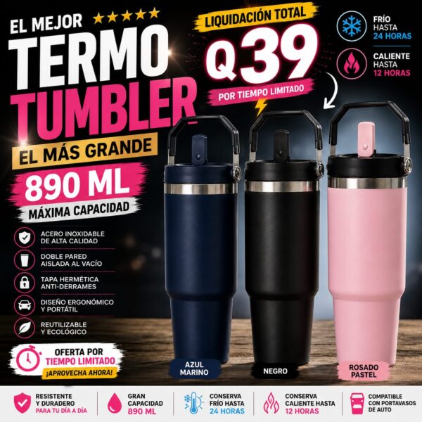 TUMBLER DE 890 ML