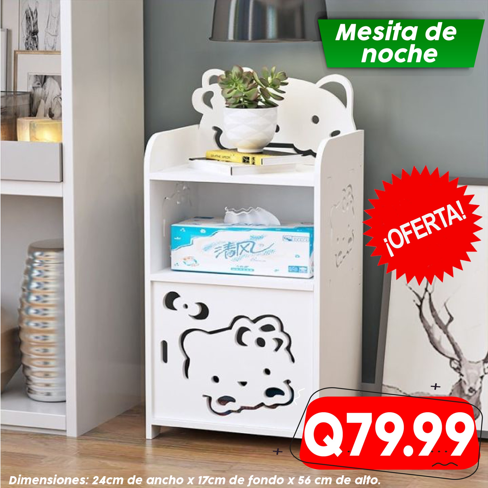mueble gato mesa hello kity