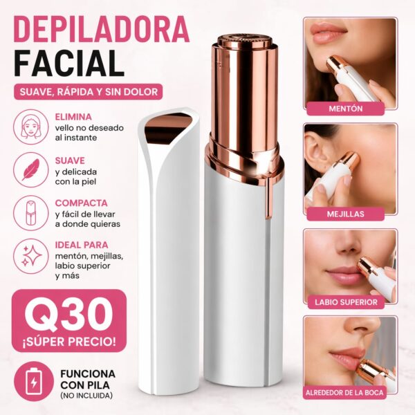 Depiladora facial