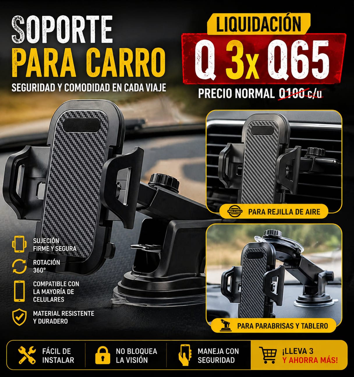 soporte Carro