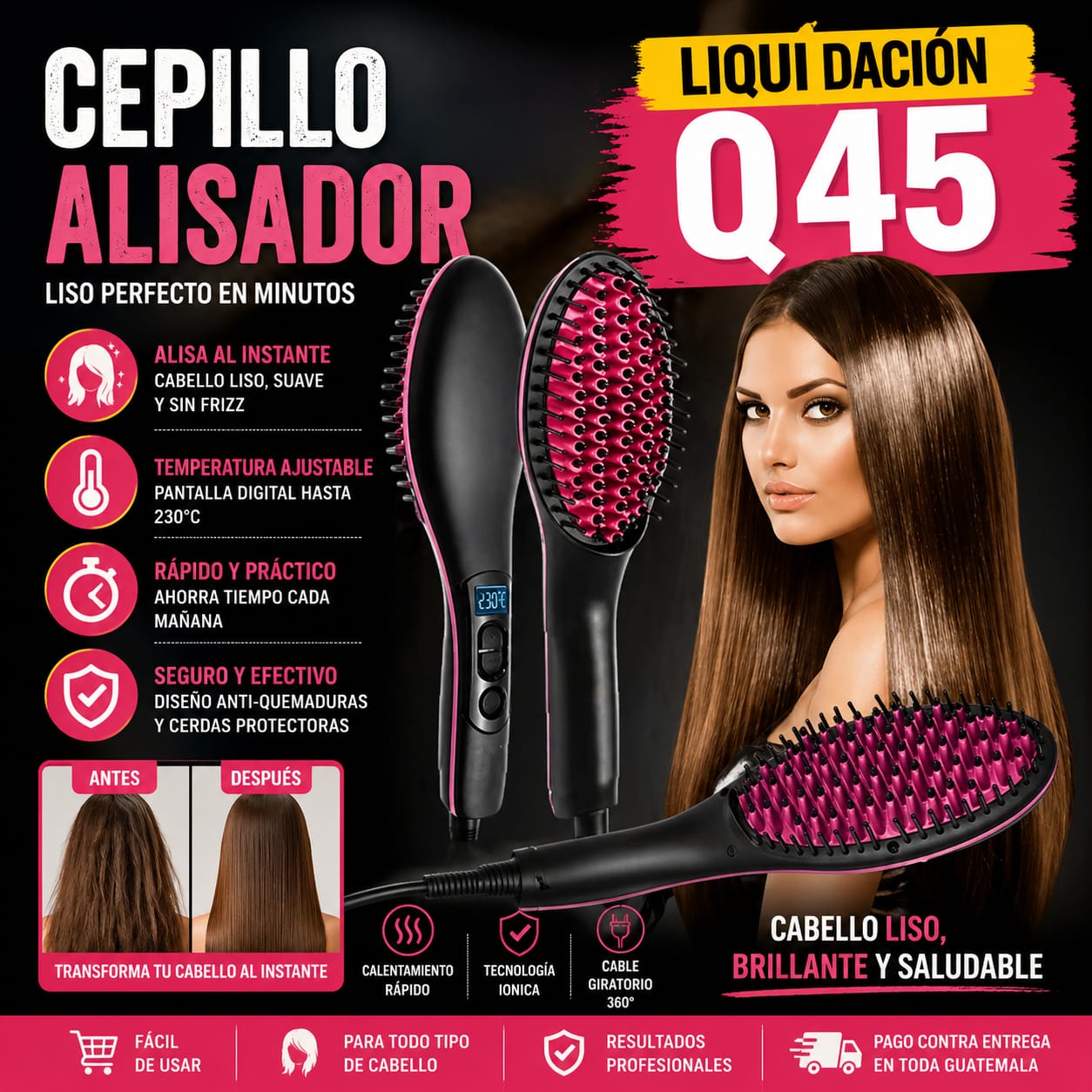 cepillo alisador