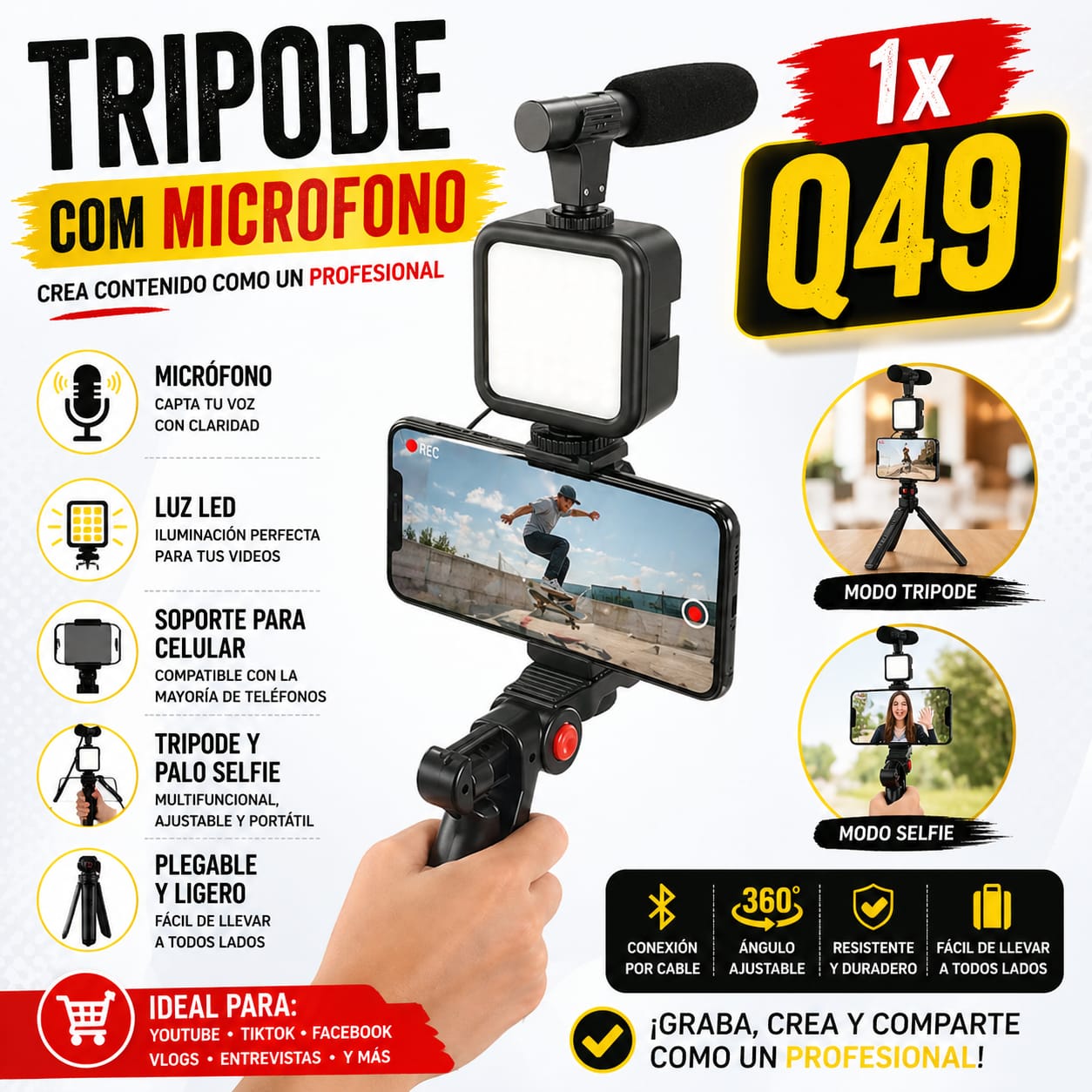 tripode para celular