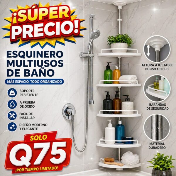 ESQUINERO MULTIUSOS DE BAÑO