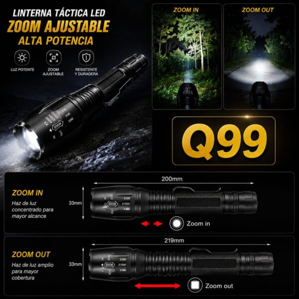 LINTERNA TACTICA Q99