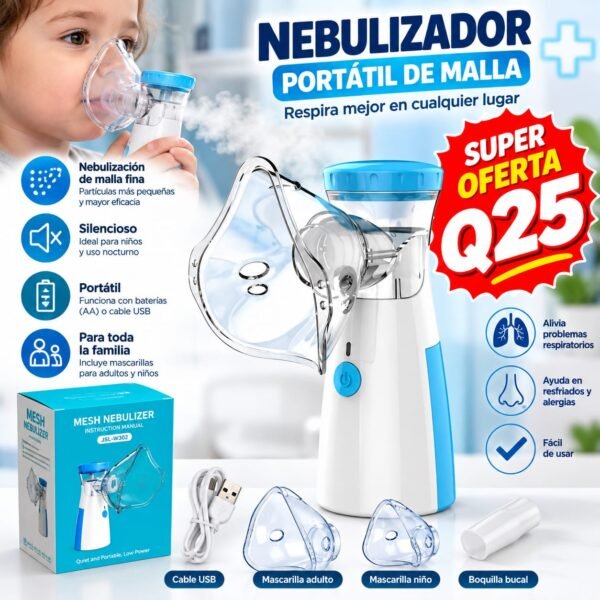 Nebulizador Portátil Recargable