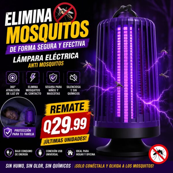LÁMPARA ELÉCTRICA ANTI MOSQUITOS