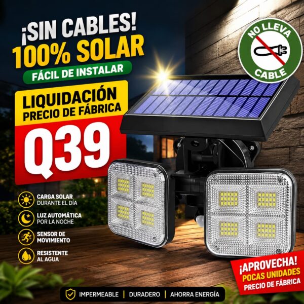 PANEL SOLAR SIN CABLE