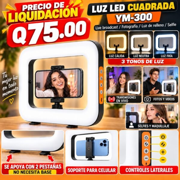 Aro Luz Cuadrado
